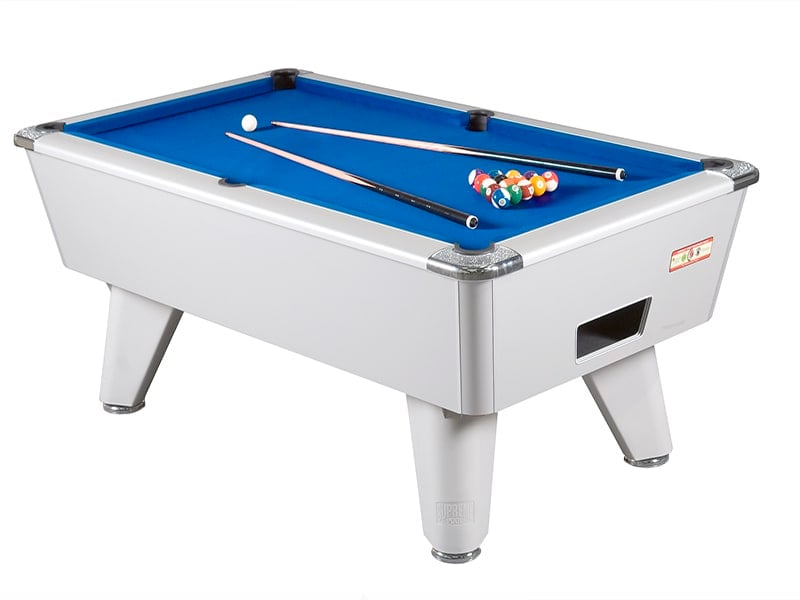 Supreme Winner Aluminium Pool Table with Blue Cloth